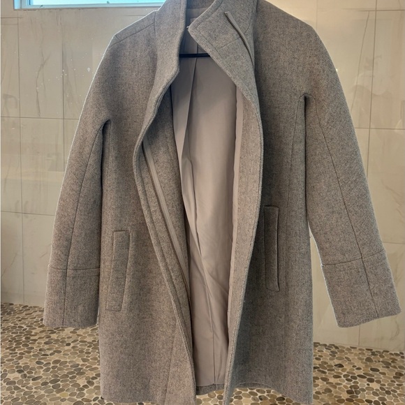 J. Crew Light Gray Outerwear - Picture 1 of 3